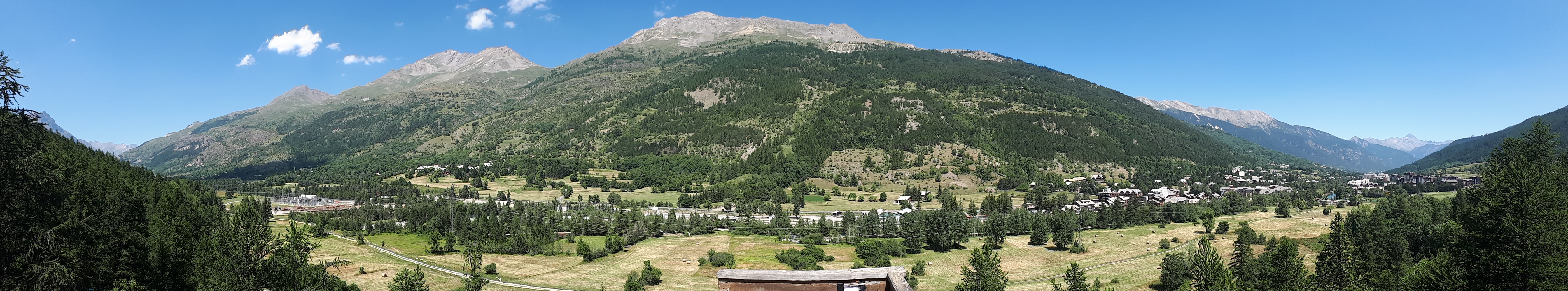 vue serre chevalier saut à l'élastique